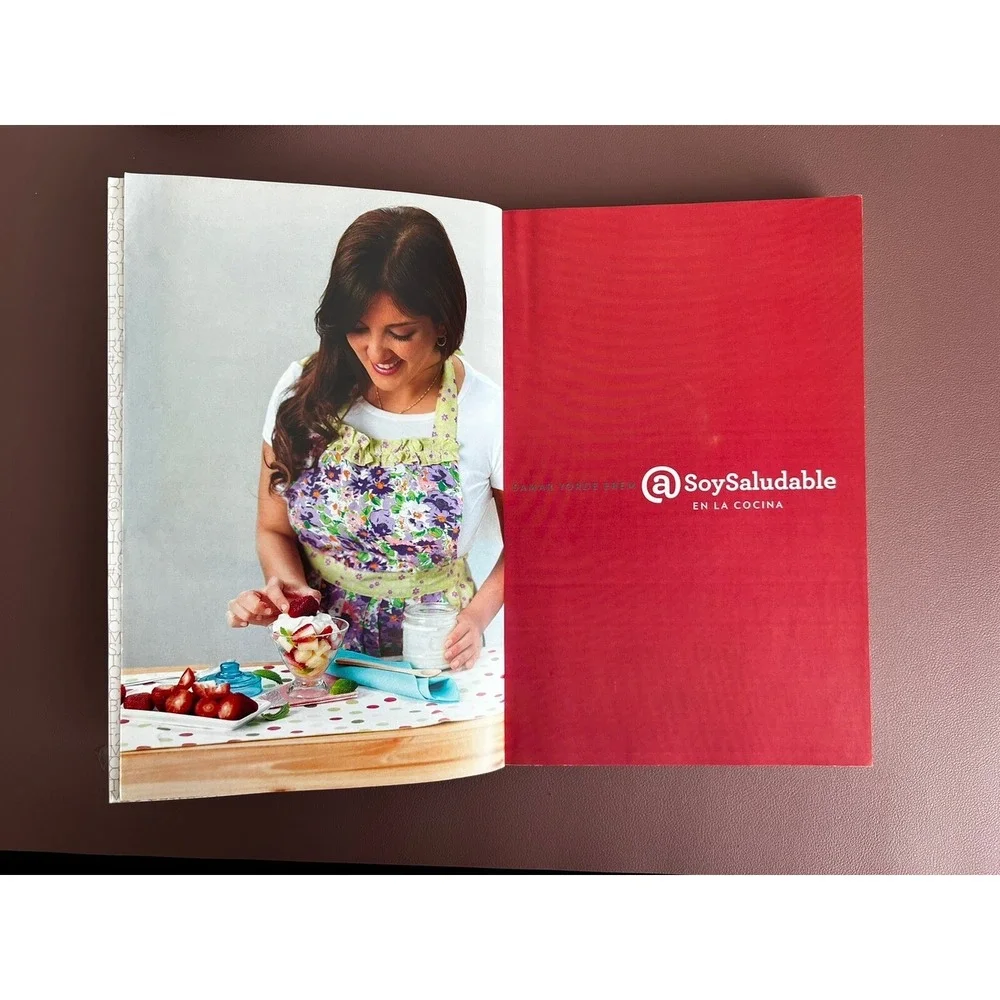Samar Yorde SoySaludable En La Cocina Book Spanish OS White Excellent Cookbook